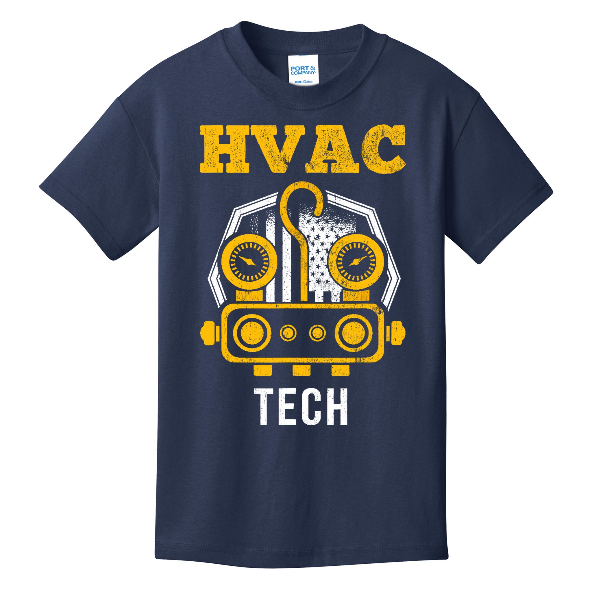 Hvac Tech Hvac Technician Ac Repairman Ac Installer Kids T-Shirt