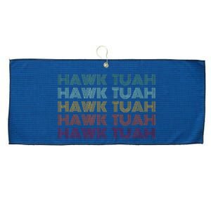 Hawk Tuah Large Microfiber Waffle Golf Towel