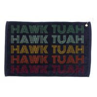 Hawk Tuah Grommeted Golf Towel