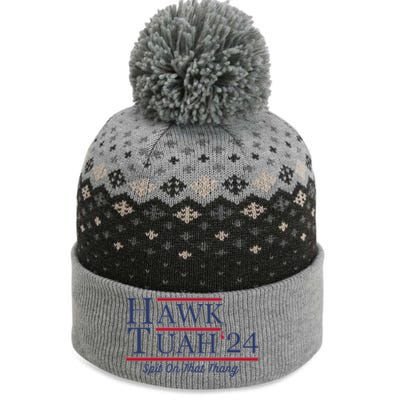 Hawk Tuah Hawk Tuah 2024 Spit On That Thang The Baniff Cuffed Pom Beanie