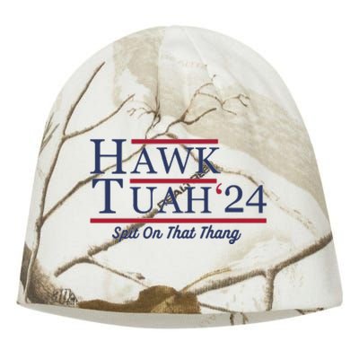 Hawk Tuah Hawk Tuah 2024 Spit On That Thang Kati - Camo Knit Beanie