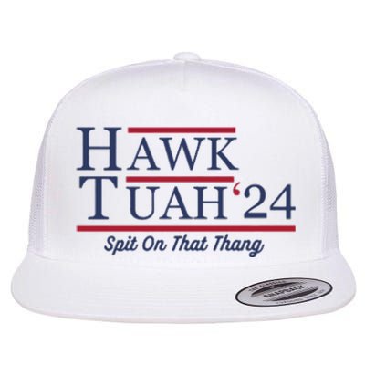 Hawk Tuah Hawk Tuah 2024 Spit On That Thang Flat Bill Trucker Hat