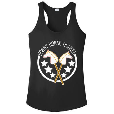 Hobbyhorse Trainer Hobby Horse Ladies PosiCharge Competitor Racerback Tank