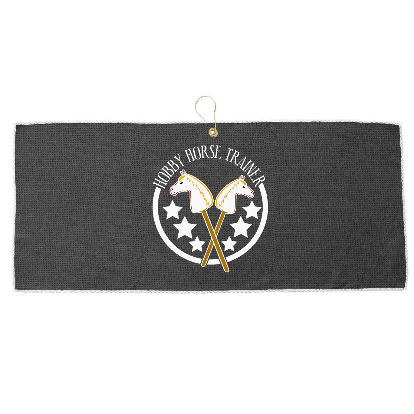 Hobbyhorse Trainer Hobby Horse Large Microfiber Waffle Golf Towel