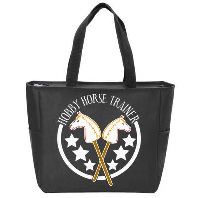 Hobbyhorse Trainer Hobby Horse Zip Tote Bag