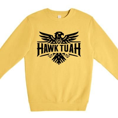 Hawk Tuah Premium Crewneck Sweatshirt