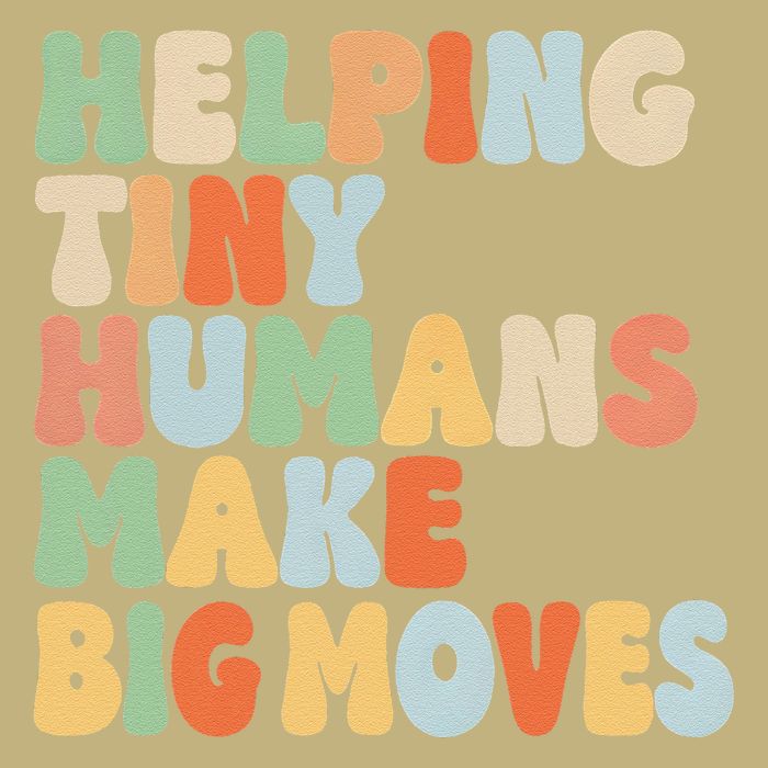 helping tiny humans make big moves Funny SPED Teacher Retro Button