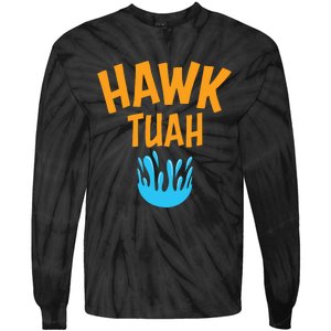 Hawk Tuah Tie-Dye Long Sleeve Shirt