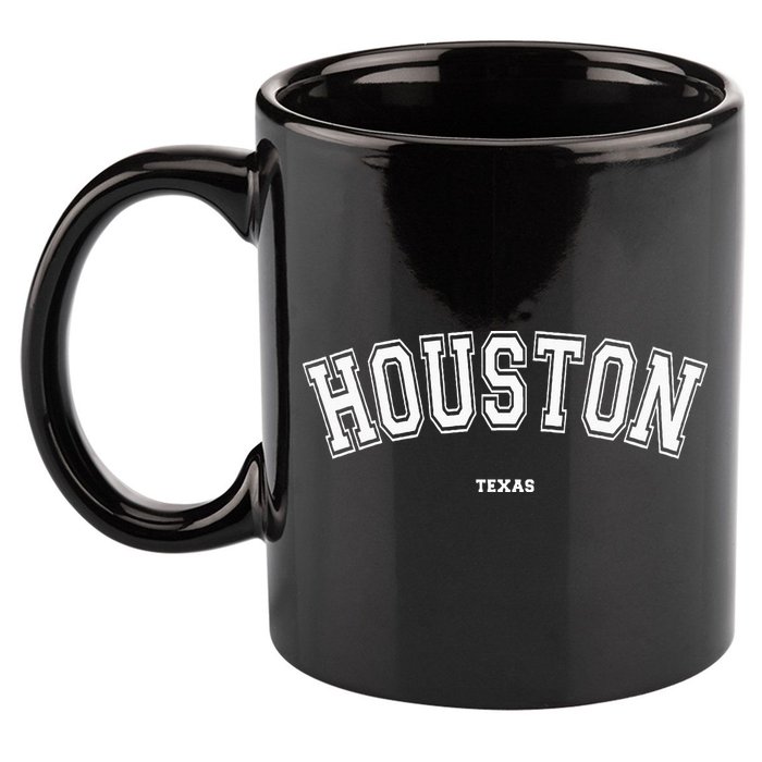 Houston Texas 11oz C Handle Ceramic Mug