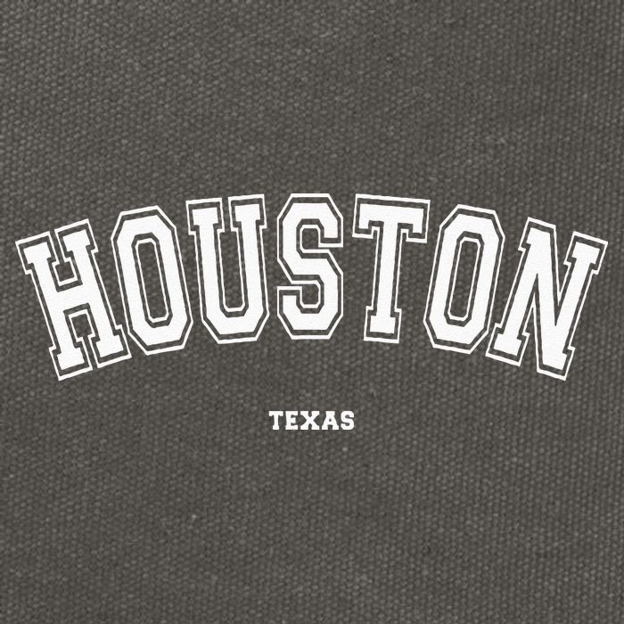 Houston Texas Cotton Canvas Backpack