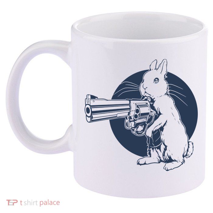 Hare Trigger 11oz C Handle Ceramic Mug