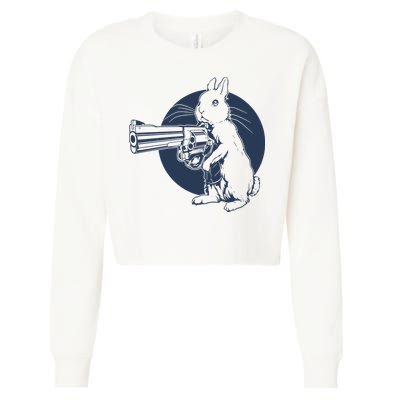 Hare Trigger Cropped Pullover Crew
