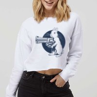 Hare Trigger Cropped Pullover Crew