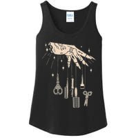 Hairstylist Tattooed Hairdresser Work Hair Salon Ladies Essential Tank