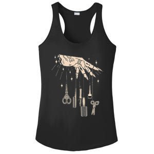 Hairstylist Tattooed Hairdresser Work Hair Salon Ladies PosiCharge Competitor Racerback Tank