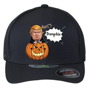 Halloween Trump Flexfit Unipanel Trucker Cap