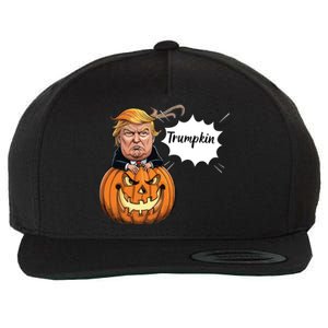 Halloween Trump Wool Snapback Cap