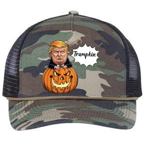 Halloween Trump Retro Rope Trucker Hat Cap