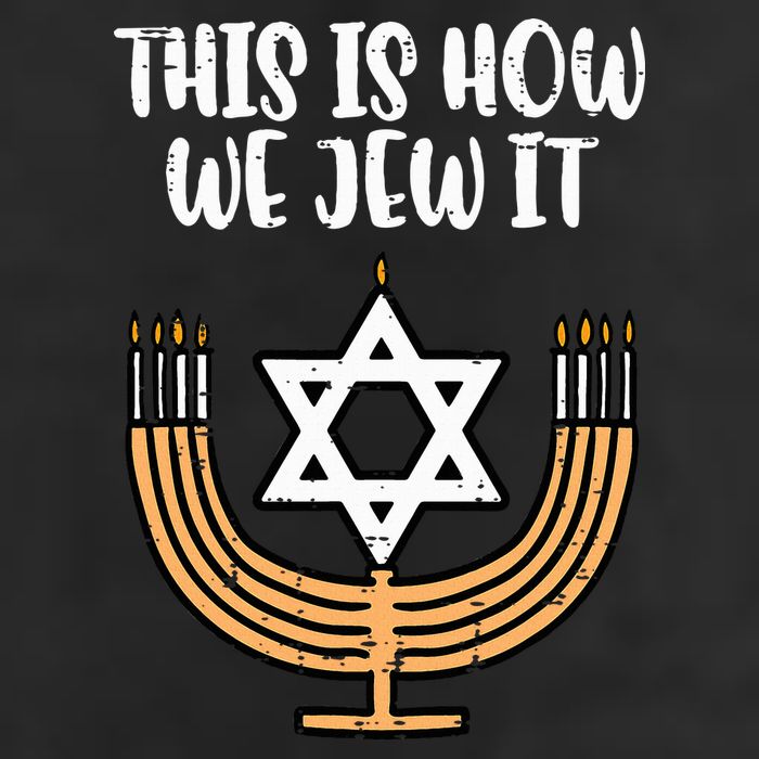 Hanukkah This How We Jew It Chanukah Menorah Adult Drive Performance Visor