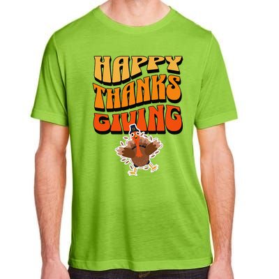 Happy Thanksgiving Holiday Adult ChromaSoft Performance T-Shirt