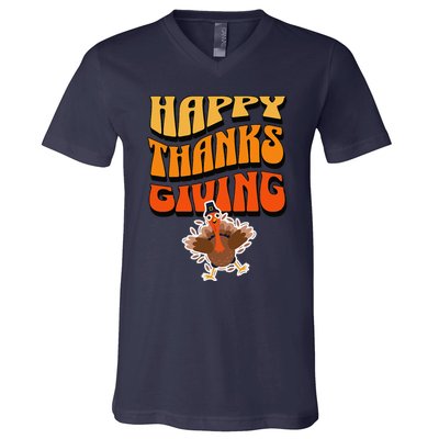 Happy Thanksgiving Holiday V-Neck T-Shirt