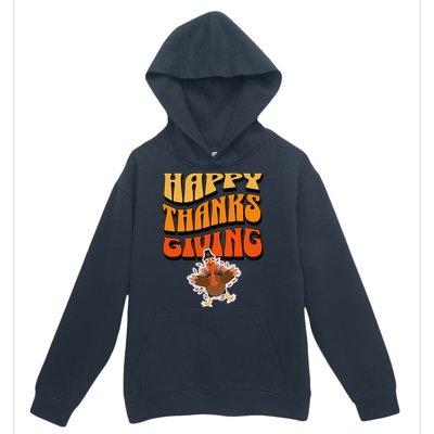 Happy Thanksgiving Holiday Urban Pullover Hoodie