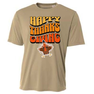 Happy Thanksgiving Holiday Cooling Performance Crew T-Shirt