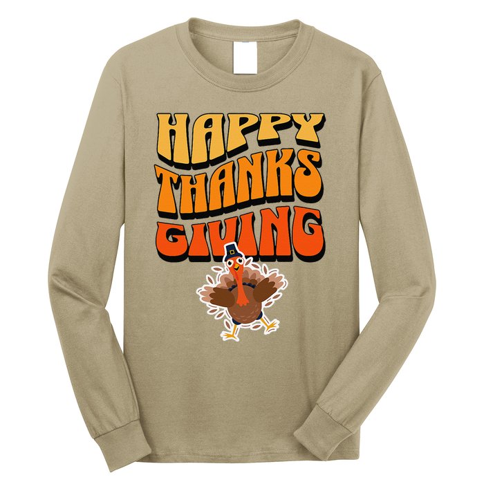 Happy Thanksgiving Holiday Long Sleeve Shirt