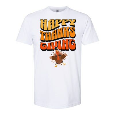 Happy Thanksgiving Holiday Softstyle® CVC T-Shirt