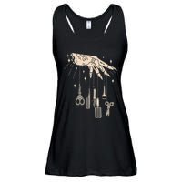 Hairstylist Tattooed Hairdresser Work Hair Salon Ladies Essential Flowy Tank