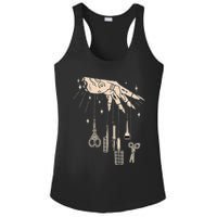 Hairstylist Tattooed Hairdresser Work Hair Salon Ladies PosiCharge Competitor Racerback Tank