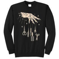 Hairstylist Tattooed Hairdresser Work Hair Salon Tall Sweatshirt