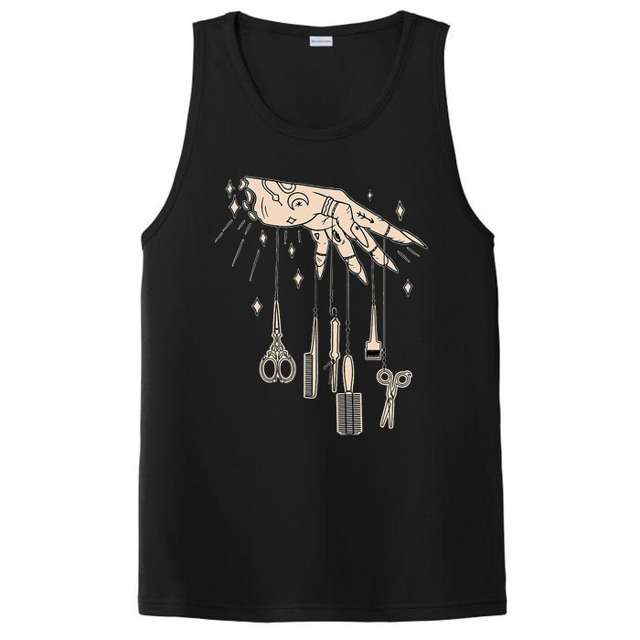 Hairstylist Tattooed Hairdresser Work Hair Salon PosiCharge Competitor Tank