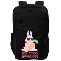 Hey There Hop Stuff Cute Bunny Impact Tech Backpack
