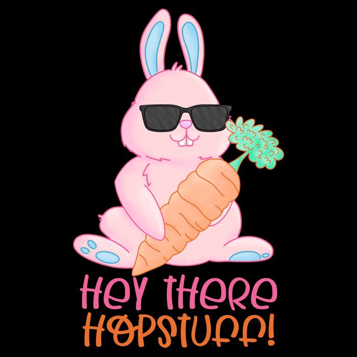 Hey There Hop Stuff Cute Bunny Impact Tech Backpack