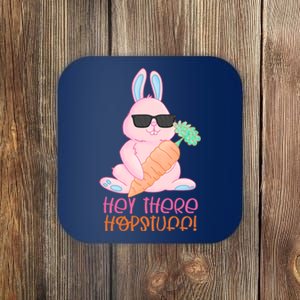 Hey There Hop Stuff Cute Bunny Coaster