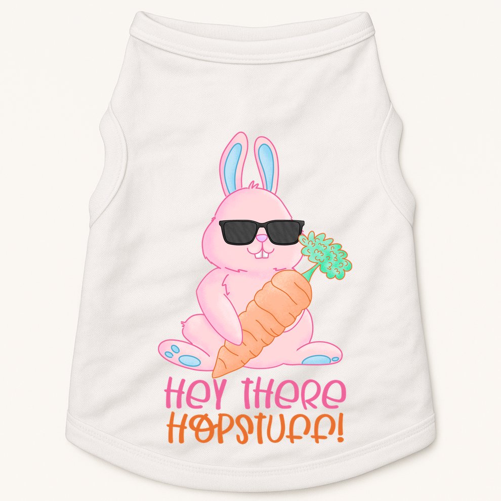 Hey There Hop Stuff Cute Bunny Doggie Tank
