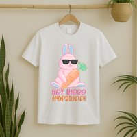 Hey There Hop Stuff Cute Bunny T-Shirt