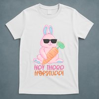 Hey There Hop Stuff Cute Bunny T-Shirt