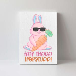 Hey There Hop Stuff Cute Bunny Canvas