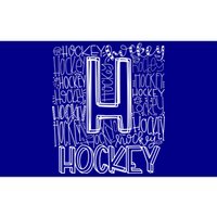 Hockey Typography Hockey Mom Ice Hockey Game Day Hockey Gift Bumper Sticker