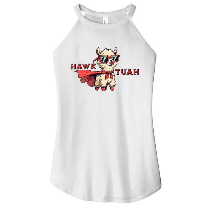 Hawk Tuah Women’s Perfect Tri Rocker Tank