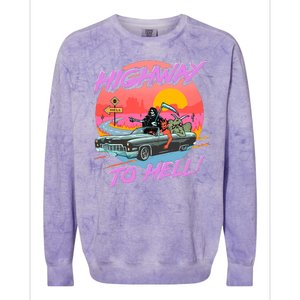 Highway to Hell Colorblast Crewneck Sweatshirt