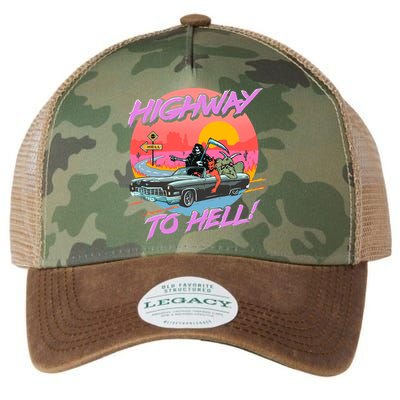 Highway to Hell Legacy Tie Dye Trucker Hat
