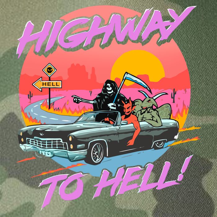 Highway to Hell Legacy Tie Dye Trucker Hat