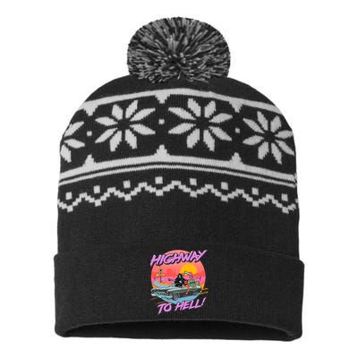 Highway to Hell USA-Made Snowflake Beanie