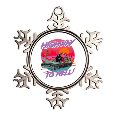 Highway to Hell Metallic Star Ornament