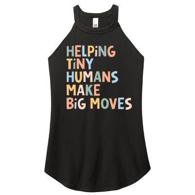 Helping Tiny Humans Make Big Moves Women’s Perfect Tri Rocker Tank