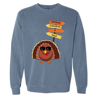 Happy Thanksgiving Garment-Dyed Sweatshirt