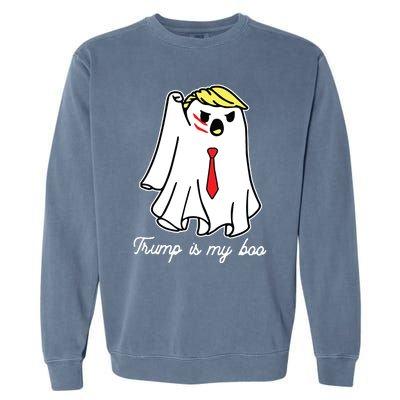 Halloween Trumpkin Garment-Dyed Sweatshirt